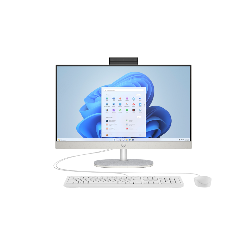Komputer All in One HP 24-cr0034nl / 975B2EA / Intel N200 / 16GB / SSD 1TB / Intel UHD / FullHD / Win 11 Pro