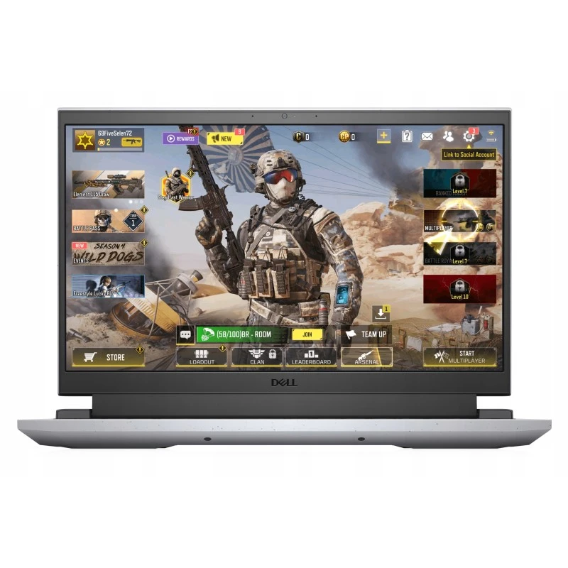 Laptop gamingowy Dell G15 / G15RE-A975GR / AMD Ryzen 7 / 16GB / SSD 1TB / Nvidia RTX 3050Ti / FullHD / Win 11 / Szary