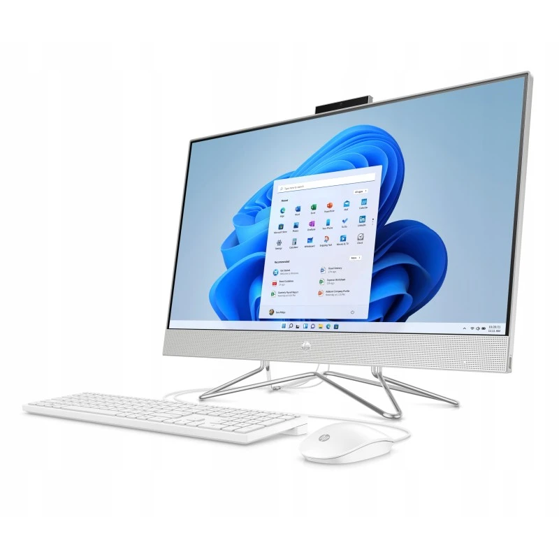 All in One HP 27-dp1022na / 53Y53EA / Intel Core i5 / 8GB / SSD 512GB / Intel Xe / FullHD / Win 11 / Srebrny
