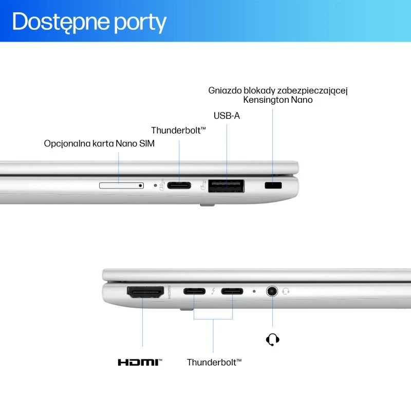Laptop HP EliteBook X G1i B9ZY3ET 14 " Intel Core Ultra 7 32 GB / 1024 GB srebrny