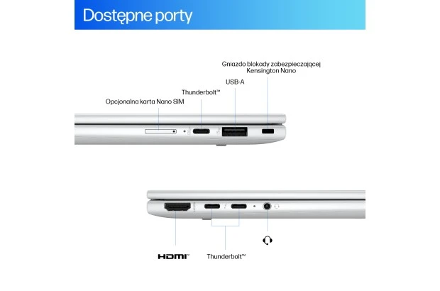 Laptop HP EliteBook X G1i B9ZY3ET 14 " Intel Core Ultra 7 32 GB / 1024 GB srebrny