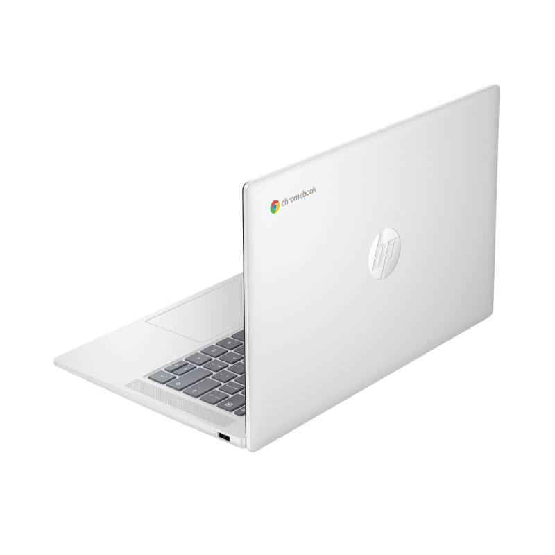Laptop dla ucznia HP Chromebook  14a-nf0018ca / A4TJ4UA / Intel N100 / 4GB / 128GB USF / Intel HD / HD / Chrome OS / Srebrny