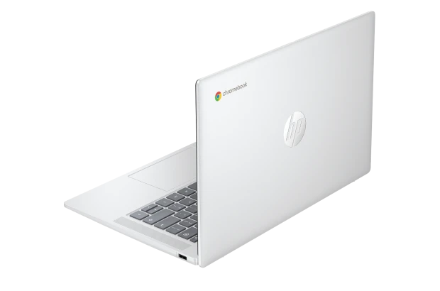 Laptop dla ucznia HP Chromebook  14a-nf0018ca / A4TJ4UA / Intel N100 / 4GB / 128GB USF / Intel HD / HD / Chrome OS / Srebrny