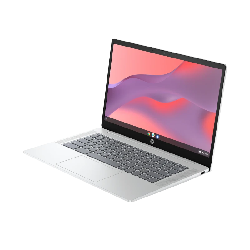 Laptop dla ucznia HP Chromebook  14a-nf0018ca / A4TJ4UA / Intel N100 / 4GB / 128GB USF / Intel HD / HD / Chrome OS / Srebrny