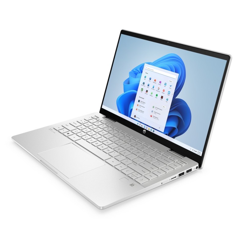 Laptop HP Pavilion X360  14-ek2055cl / 9X5U6UA / Core 5 / 16GB / SSD 1TB / Intel Xe / FullHD / Win 11 / Dotyk / Srebrny