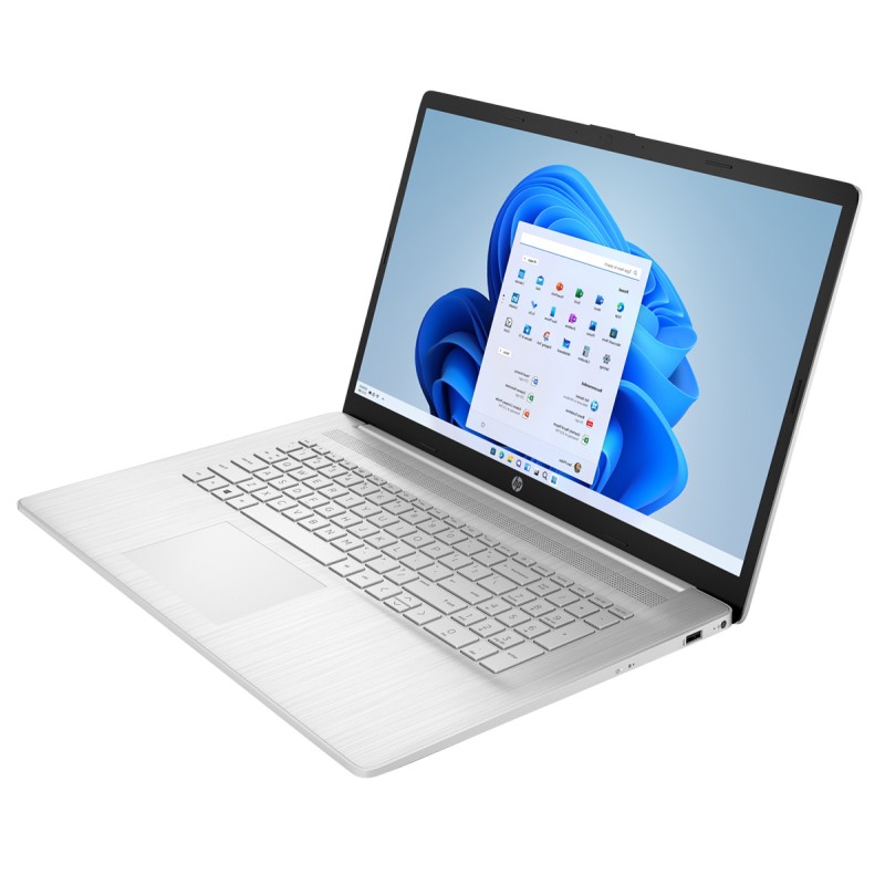 Laptop HP 17-cn0111ds / A9FF4UA / Intel N4120 / 4GB / SSD 128GB / Intel UHD / HD+ / Win 11 / Srebrny