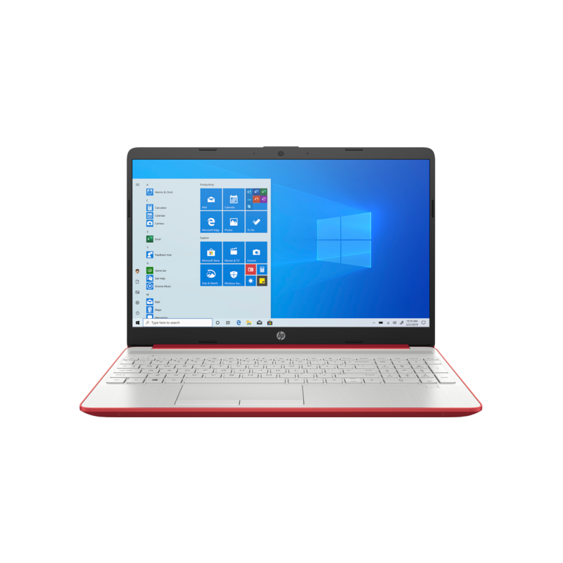 Laptop HP 15-DW0083wm / 1A493YA / Intel N5000 / 8GB / 128GB SSD / Intel UHD / HD / Win 11 / Czerwony