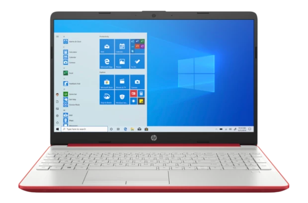 Laptop HP 15-DW0083wm / 1A493YA / Intel N5000 / 8GB / 128GB SSD / Intel UHD / HD / Win 11 / Czerwony
