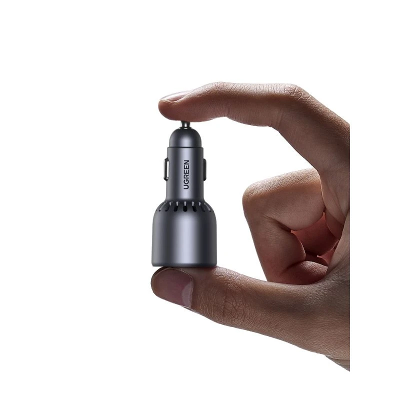 Ładowarka Samochodowa do Gniazda Zapalniczki USB + 2X USB-C 75W UGREEN