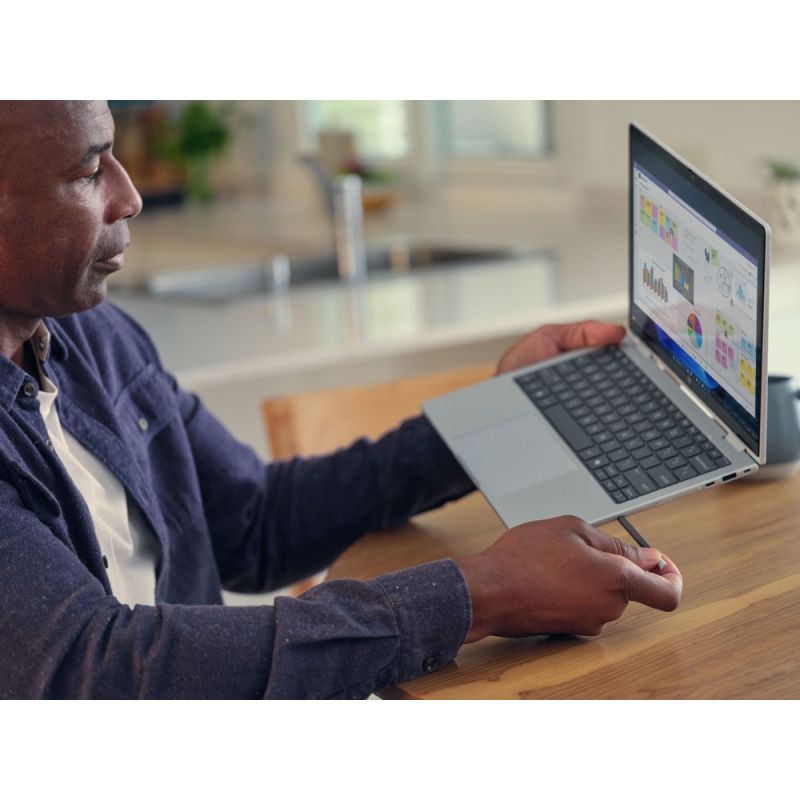 HP EliteBook 8 FLIP G1i 13 / C51MSET / Ultra 7 / 32GB / SSD 1TB / Intel Graphics / WUXGA / Dotyk / Win 11 Pro / Srebrny