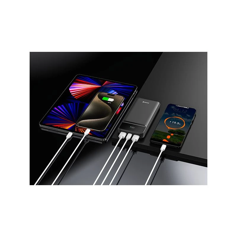 SWISSTEN Powerbank 10000 mAh 22,5W Power bank USB-C USB-A (220 139 46)
