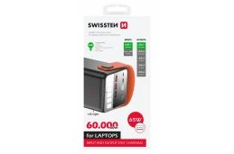 SWISSTEN Powerbank 60000 mAh 4x USB-A USB-C 65W do telefonów laptopów (220 139 43)