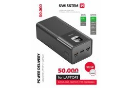 SWISSTEN Powerbank 50000 mAh 3x USB-A USB-C 100W do telefonów laptopów (220 139 42)