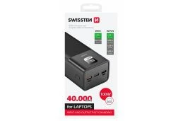 SWISSTEN Powerbank 40000 mAh 3x USB-A USB-C 100W mocny DO LAPTOPA (220 139 41)