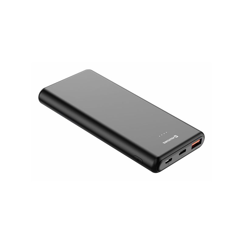 SWISSTEN Powerbank 10000 mAh POWER LINE Li-Pol, 5/9/12V microUSB, USB-A (220 139 12)