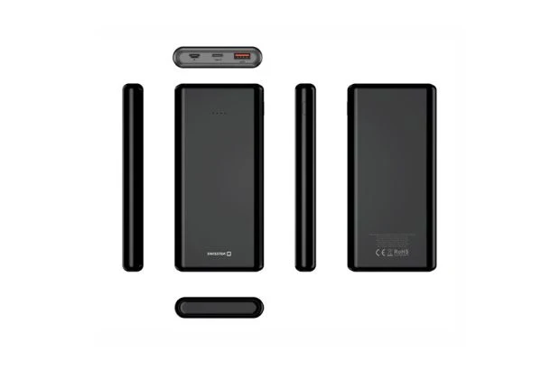 SWISSTEN Powerbank 10000 mAh POWER LINE Li-Pol, 5/9/12V microUSB, USB-A (220 139 12)
