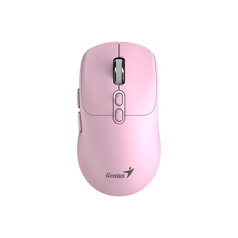 Mysz bezprzewodowa Genius NX-8080S BT+2,4GHz różowa 1600DPI cichy klik