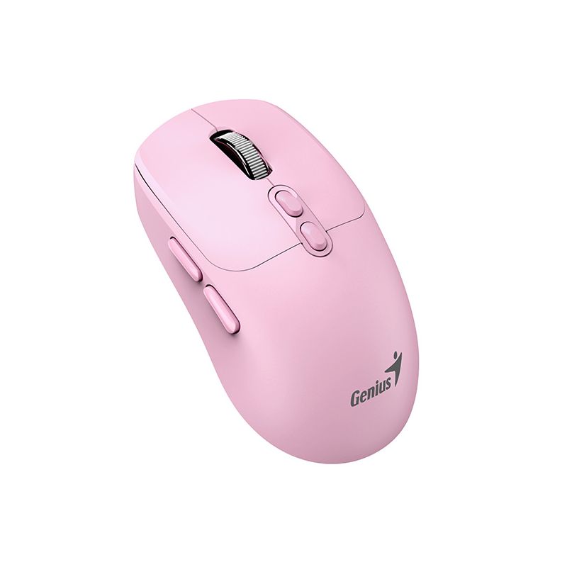 Mysz bezprzewodowa Genius NX-8080S BT+2,4GHz różowa 1600DPI cichy klik