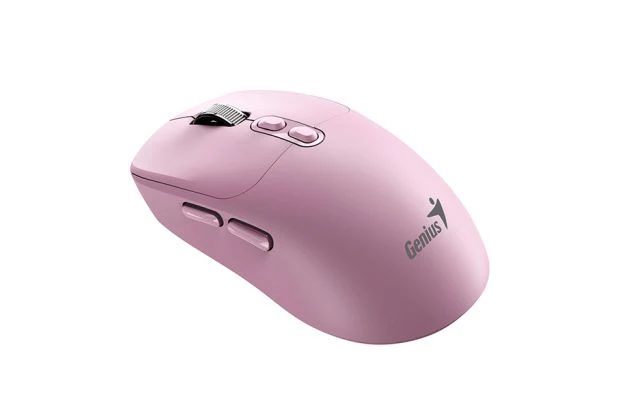 Mysz bezprzewodowa Genius NX-8080S BT+2,4GHz różowa 1600DPI cichy klik