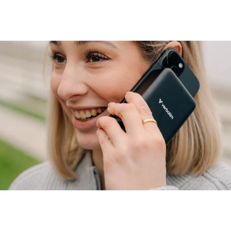 Powerbank Verbatim 20000mAh ładowanie bezprzewodowe, magnetyczne mocowanie (Verbatim 32223)