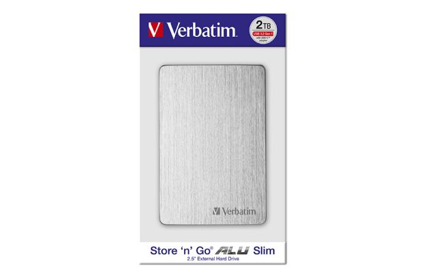 Dysk zewnętrzny Verbatim 2TB Store 'n' Go Alu Slim 2.5" srebrny (Verbatim 53666)