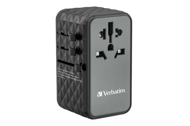 Verbatim, Uniwersalny adapter podróżny UTA-06 USB-C PD QC 4+ USB-A QC 100 W (Verbatim 32121)