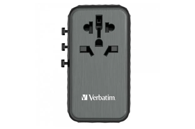 Verbatim, Uniwersalny adapter podróżny UTA-06 USB-C PD QC 4+ USB-A QC 100 W (Verbatim 32121)