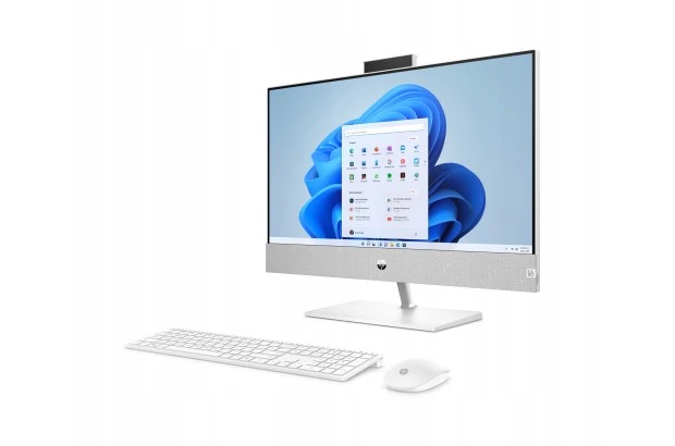 All in One HP Pavilion 24-ca0030ur / 5D253EA / AMD Ryzen 7 / 16GB / HDD 1TB / AMD Radeon / FullHD / Win 11 / Biały