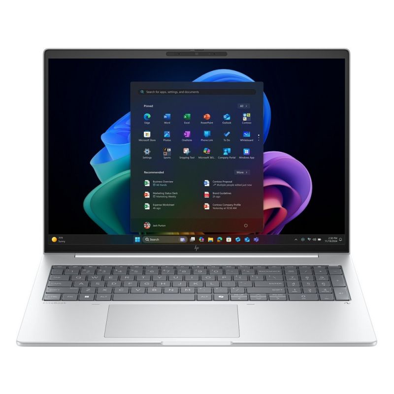 HP EliteBook 8 G1a 16 / C51G5ET / Ryzen AI Pro / 16GB / SSD 512GB / AMD Radeon 860M / WUXGA / Win 11 Pro / Srebrny