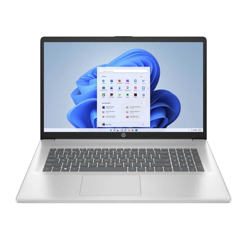 Laptop HP 17-CN2068CL / 8L5Y1UA / Intel Core i5-12 / 32GB / SSD 1TB / Intel Xe / FullHD / Win 11 Pro / Srebrny