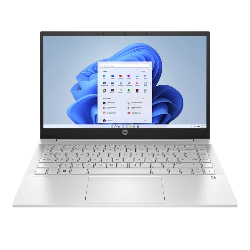 Laptop HP Pavilion 14-dv0504nw / 4H323EA / Intel Core i7 / 8GB / 512GB SSD / GeForce MX350 / FullHD / Win 11 / Srebrny