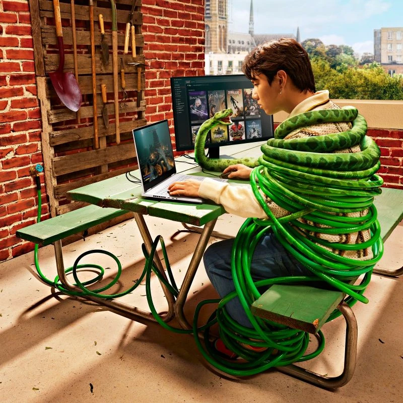 Laptop HP OMEN Transcend 16-u1008ca / 9W3F6UA / Intel i7-14 / 32GB / SSD 1TB / RTX 4070 / WUXGA / Win 11 / Czarny