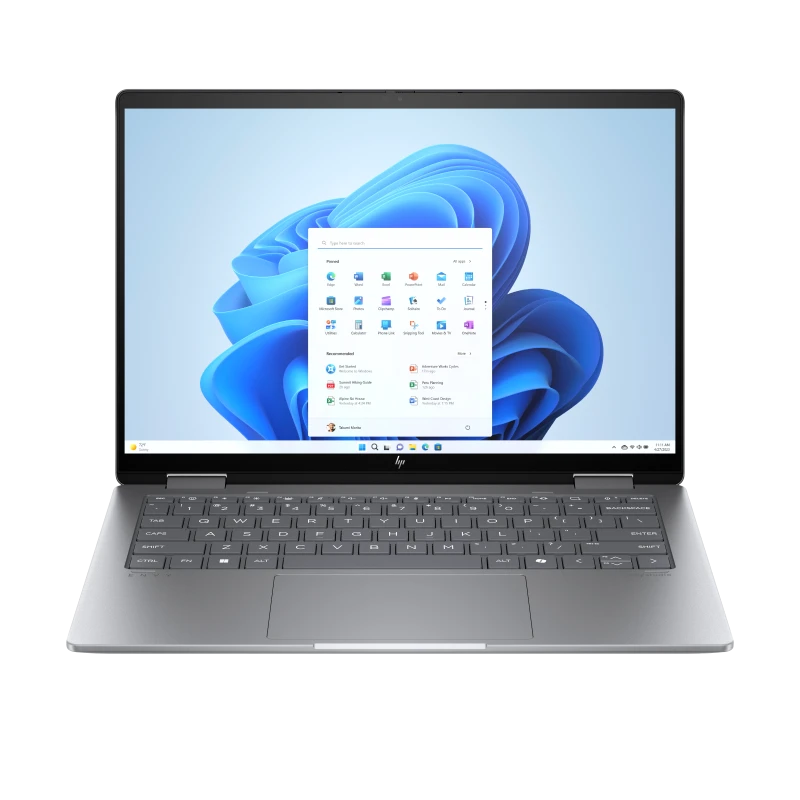 Laptop HP Envy x360 14-fa0024ne / A1NL4EA / Ryzen 7 / 16GB / 1TB / AMD Radeon Graphics / 2.8k / Dotyk / OLED / Win 11 / Srebrny