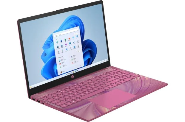 Laptop HP Laptop 15-fc0104ds / A49TFUA / AMD Athlon / 4GB / 128GB / AMD Radeon Graphics / HD / Dotyk / Win 11 / Różowy