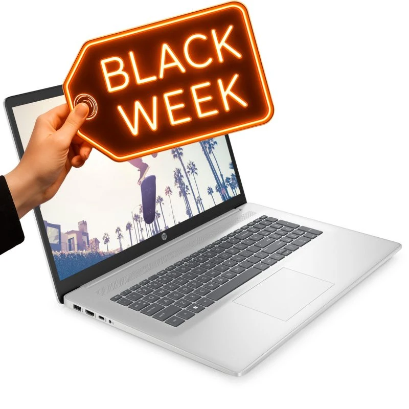 Laptop HP Pavilion 17-cn4071cl / B9LQ4UA / Core 7 / 16GB / SSD 512GB / Intel Xe / FullHD / Win 11 / Srebrny