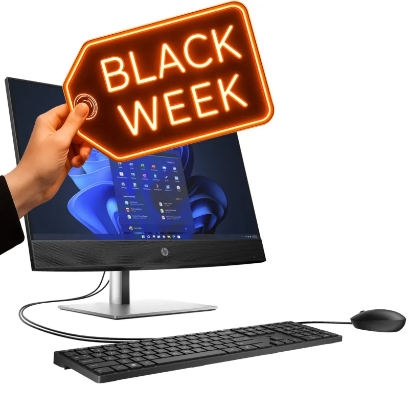 All in One HP ProOne 440 G9 / A1JQ9ES / Intel i5-14 / 32GB / SSD 1TB / Intel UHD / FullHD / Win11 Pro / Czarny