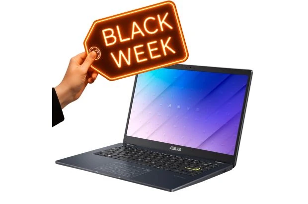 Laptop ASUS Vivobook Go 14 / E410KA-CL4128 / Celeron N4500 / 4GB / eMMC 128GB / Intel UHD / FullHD / Win 11 / Czarny