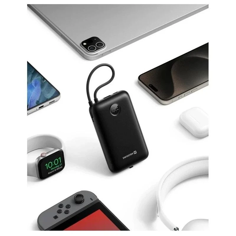 SWISSTEN Powerbank 20000mAh USB-C + USB-A 35W (220 139 37)