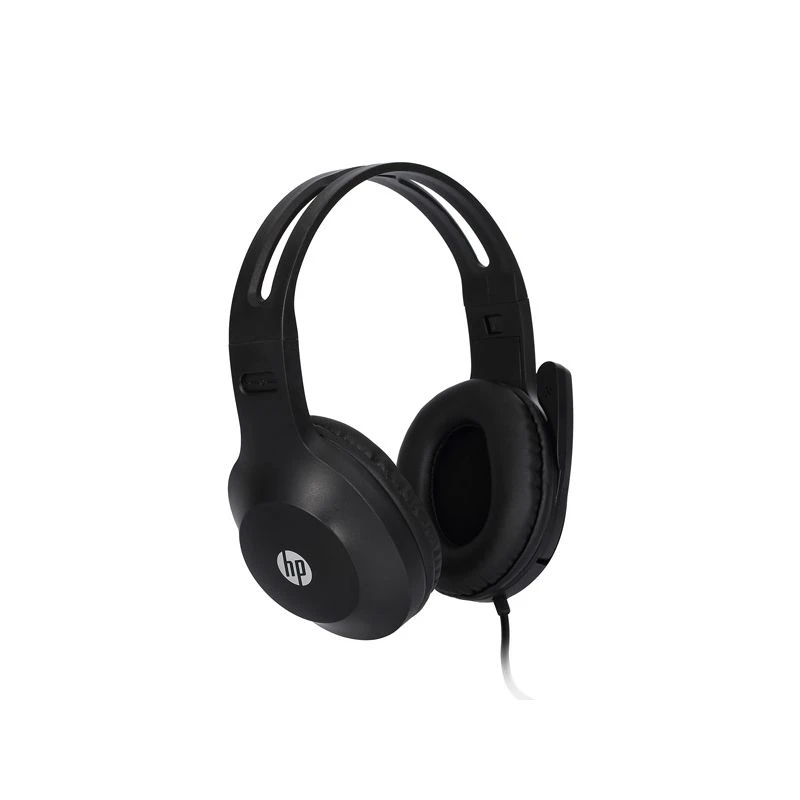 Słuchawki z mikrofonem HP DHH-1601 przewodowe czarne (DHH-1601)