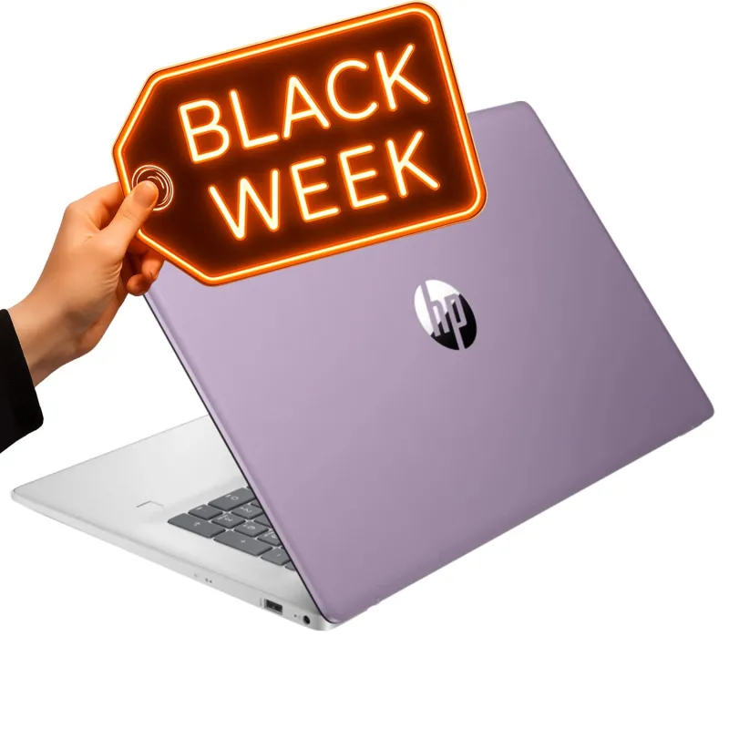 Laptop HP 17-cn3123 / A57E7UA / Intel N200 / 16GB / SSD 512GB / Intel UHD / HD+ / Win 11 / Fioletowy