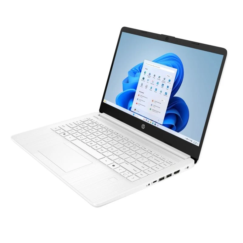 Laptop HP 14-dq3000dx / B4GX5UA / Intel Celeron N / 8GB / 64GB eMMC + 64GB SD / Intel UHD / HD / Win 11 / Biały