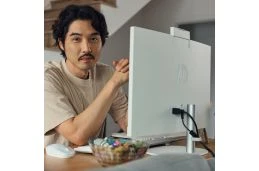 Komputer AiO HP 24-cr1004na / A77MZEA / Ultra 7 / 16GB / 1TB / Intel Graphics / FullHD / Win 11 / Biały