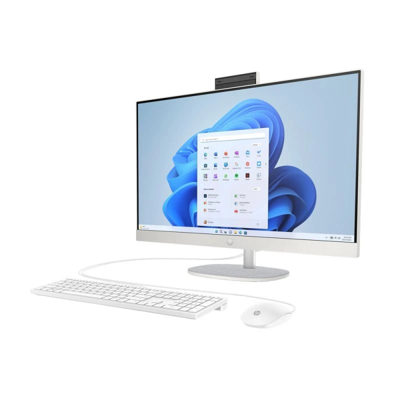 Komputer AiO HP 27-cr0046na / BN4N4EA / Intel i5 / 16GB / 1TB / Intel Iris Xe / FullHD / Win 11 / Biały