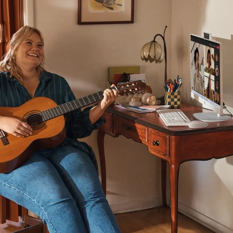 Komputer AiO HP 27-cr0046na / BN4N4EA / Intel i5 / 16GB / 1TB / Intel Iris Xe / FullHD / Win 11 / Biały