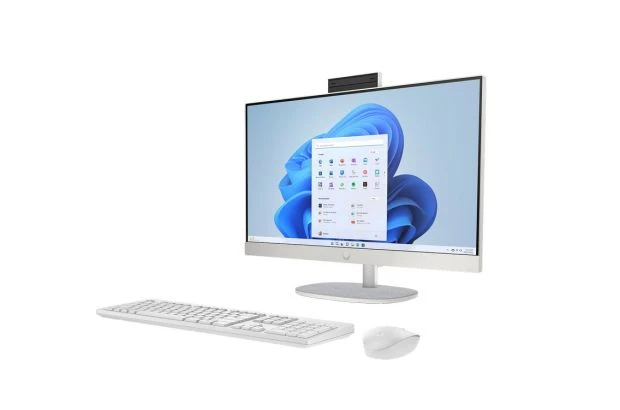Komputer AiO HP 24-cr0048na / BN4P4EA / Intel i5 / 8GB / 1TB / Intel Iris Xe / FullHD / Win 11 / Biały