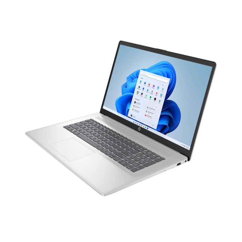 Laptop edukacyjny HP 17-cn3068cl / BD5B8UA / Intel i5-13 / 32GB / SSD 1TB / Intel Xe / FullHD / Win 11 / Srebrny