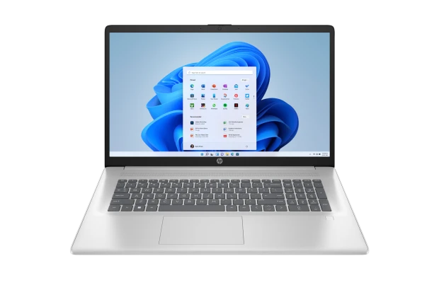 Laptop edukacyjny HP 17-cn3068cl / BD5B8UA / Intel i5-13 / 32GB / SSD 1TB / Intel Xe / FullHD / Win 11 / Srebrny