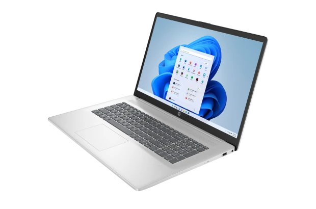 Laptop edukacyjny HP 17-cn3068cl / BD5B8UA / Intel i5-13 / 16GB / SSD 1TB / Intel Xe / FullHD / Win 11 Pro / Srebrny