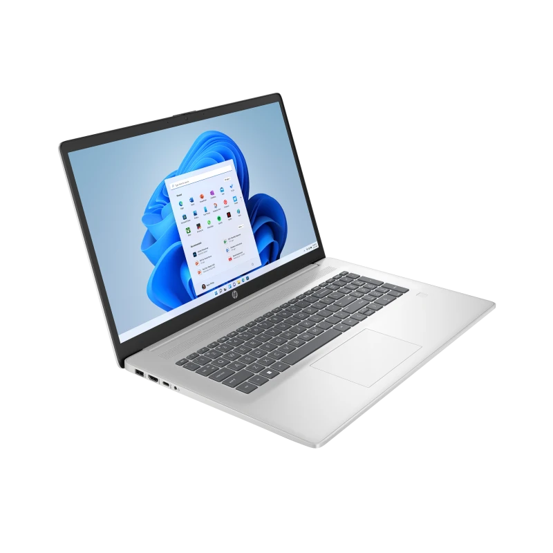 Laptop edukacyjny HP 17-cn3068cl / BD5B8UA / Intel i5-13 / 32GB / SSD 1TB / Intel Xe / FullHD / Win 11 Pro / Srebrny