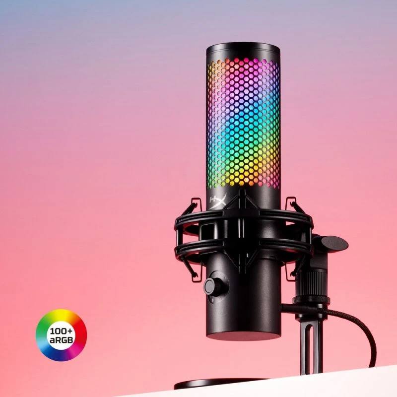 Mikrofon do Gamingu Streamingu HyperX Quadcast 2S Czarny USB (9A273AA)